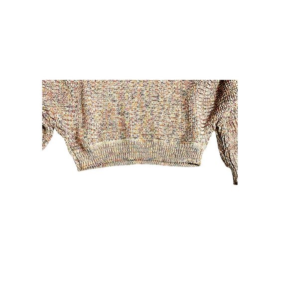 NWT BB Dakota by Steve Madden Women's Multicolor Crop Sweater Size L Retails $89 - Picture 5 of 6